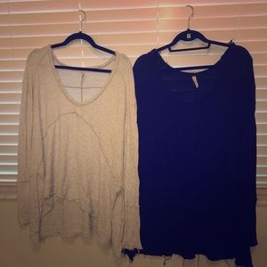 Free People Long Sleeve Top Set